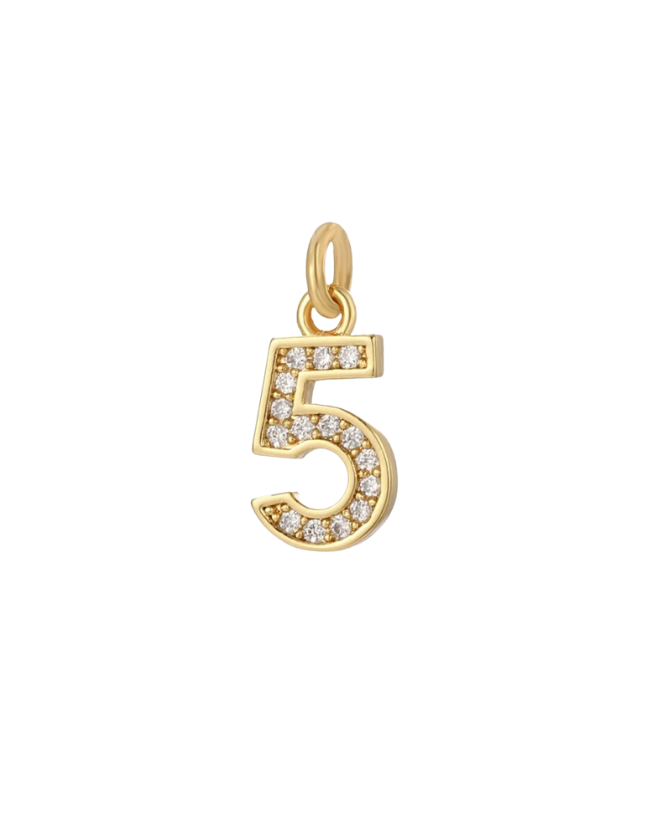 CZ Number Charm