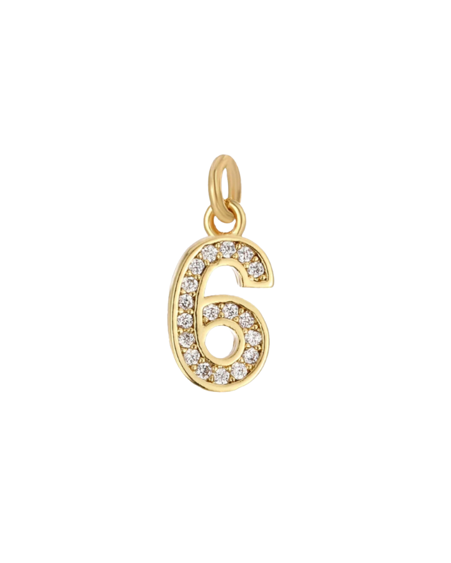 CZ Number Charm