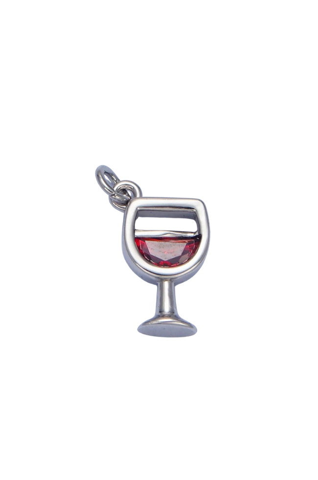 Red Wine Gemstone Charm