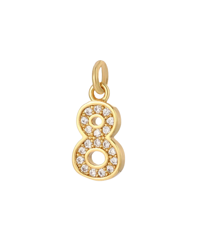 CZ Number Charm
