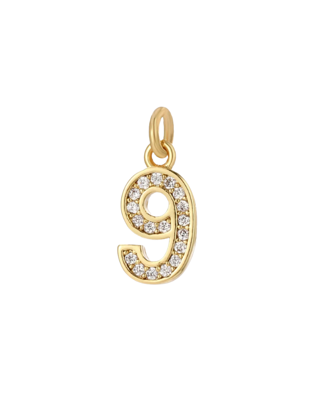CZ Number Charm