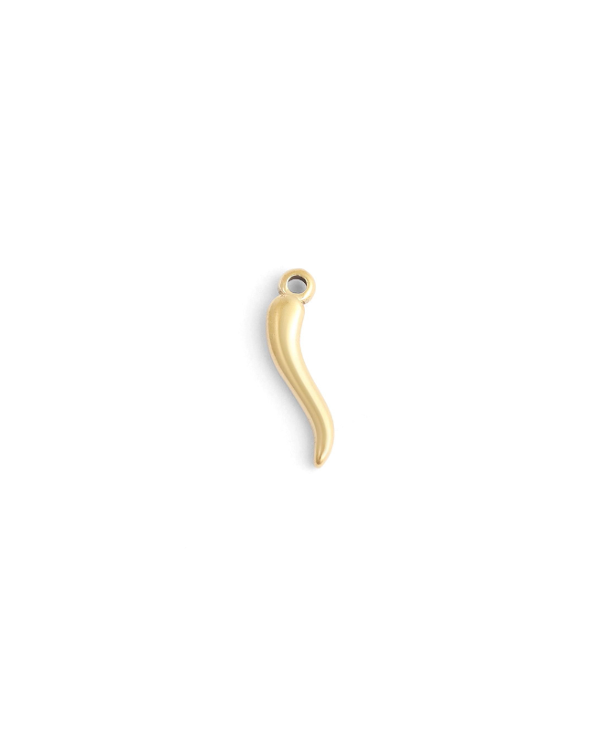 Water Resistant Italian Horn Charm