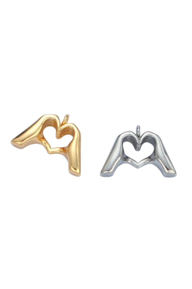 Heart Hand Gesture Charm