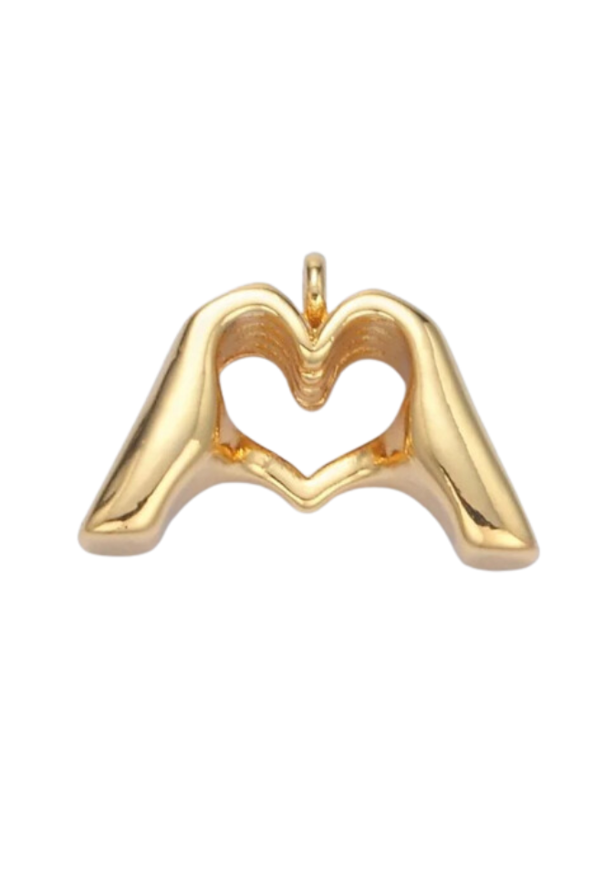 Heart Hand Gesture Charm
