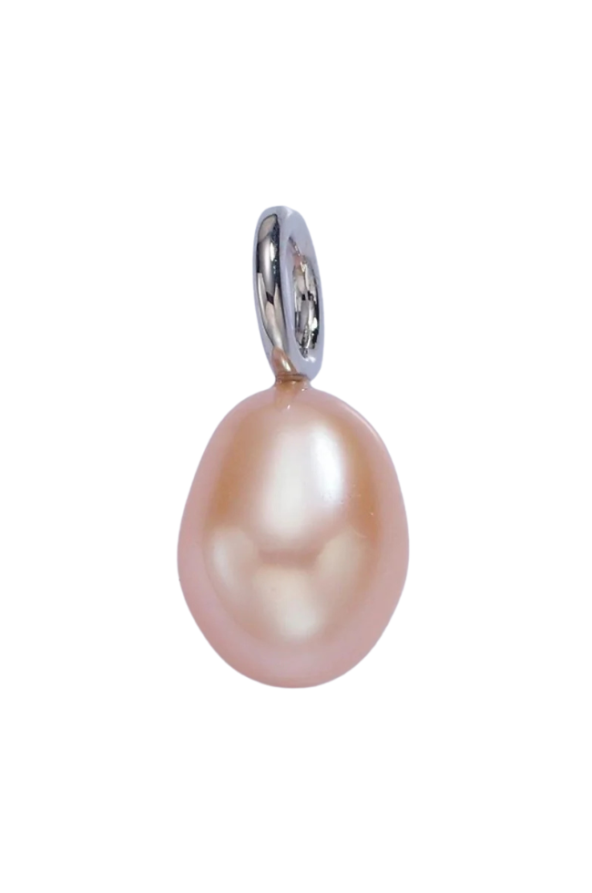 Oval Freshwater Pearl Charm