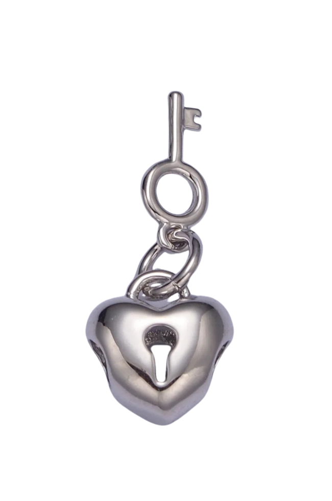 Love Lock & Key Charm