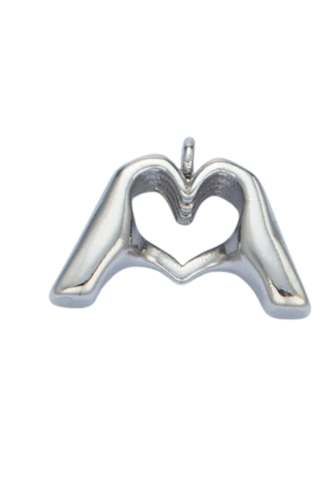Heart Hand Gesture Charm