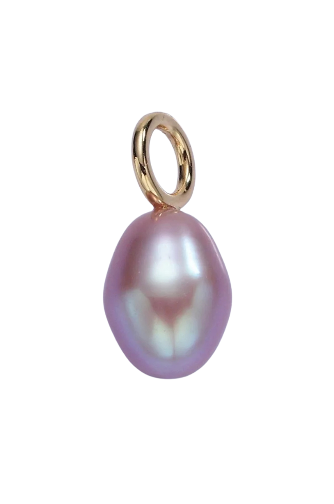 Oval Freshwater Pearl Charm