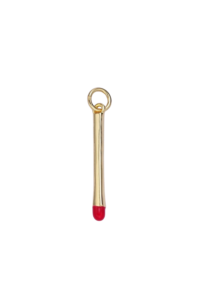 Enamel Matchstick Charm