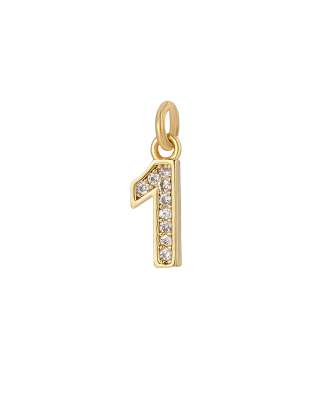 CZ Number Charm