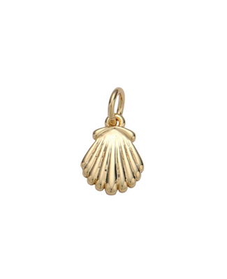 Tiny Gold Shell Charm