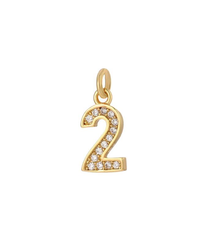 CZ Number Charm