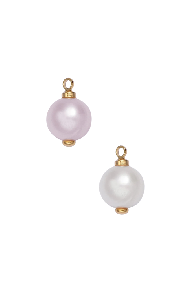 Small Round Freshwater Pearl Charm