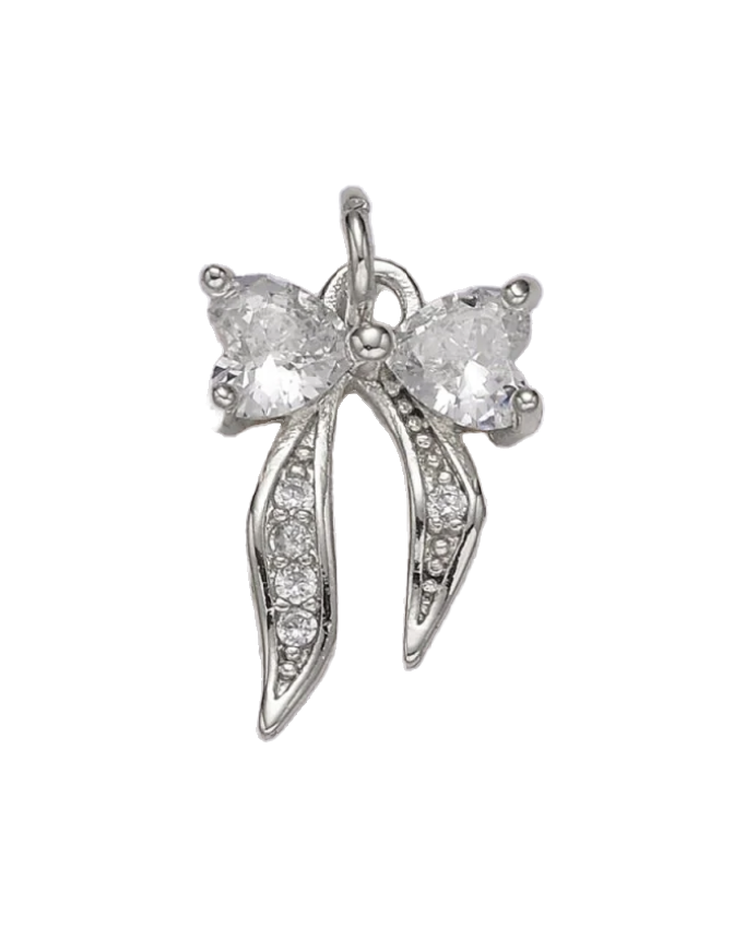 Heart Bow Charm