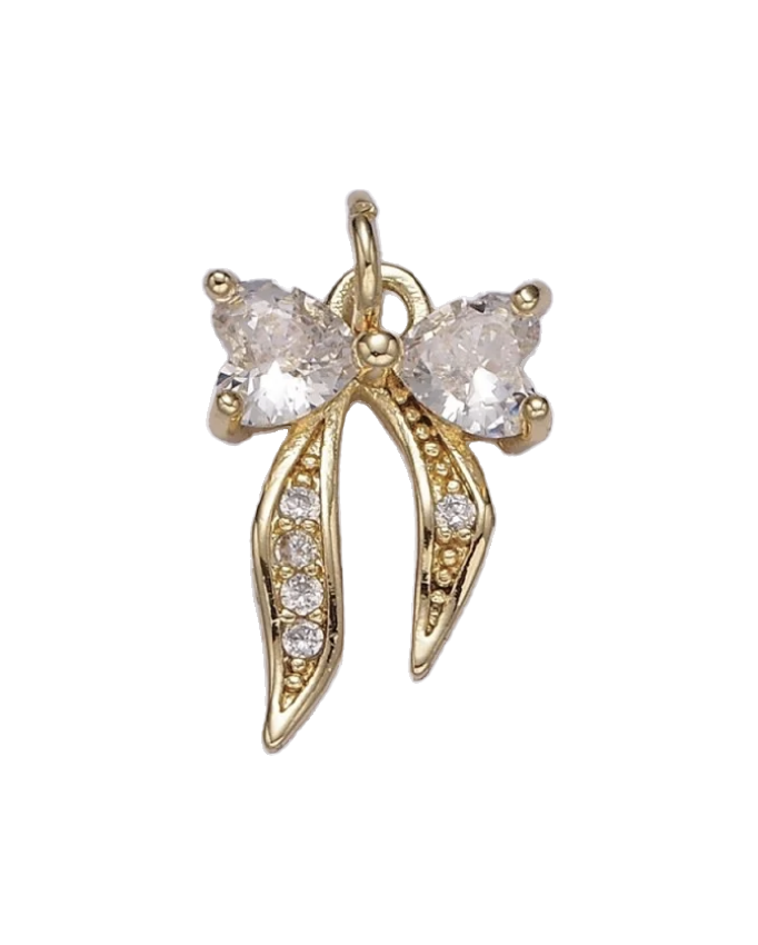 Heart Bow Charm