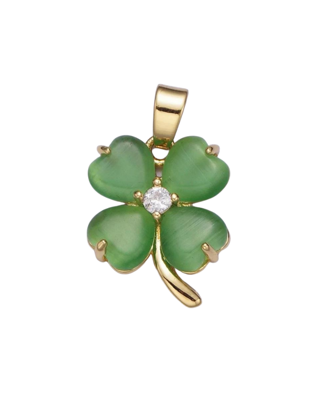 Green Clover Charm