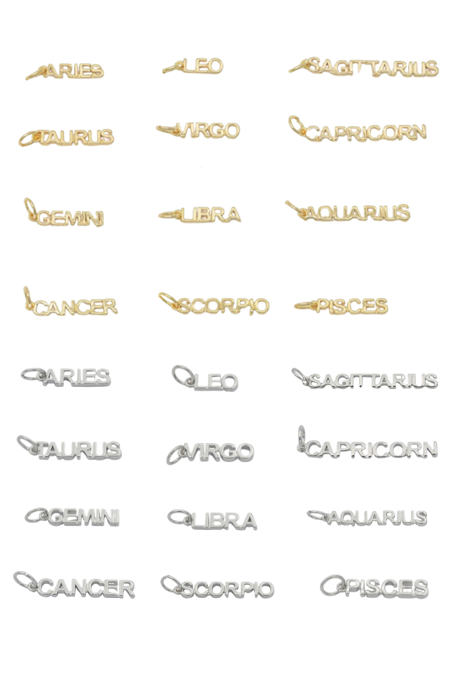 Zodiac Word Charm