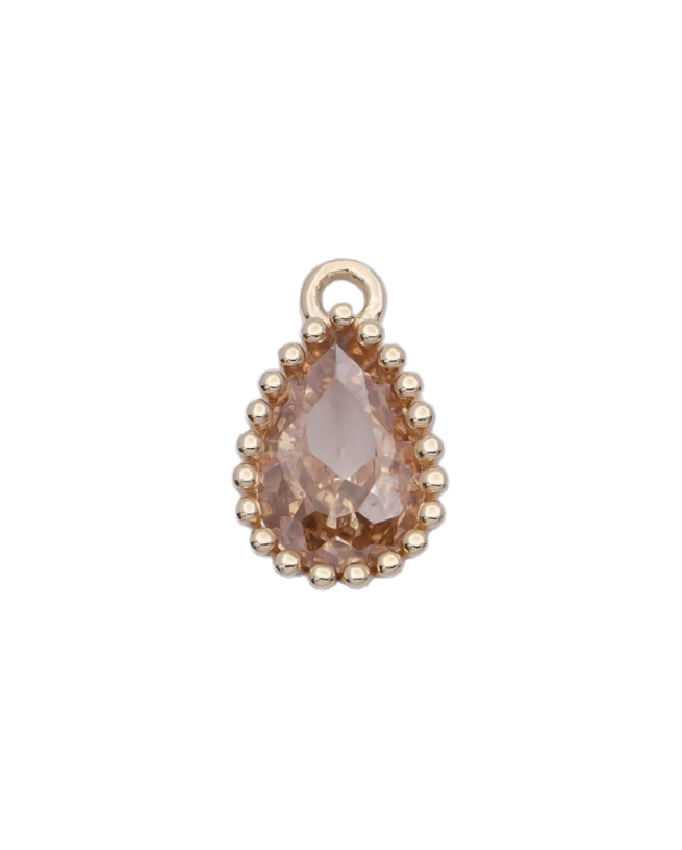 Mini Teardrop Birthstone Charm