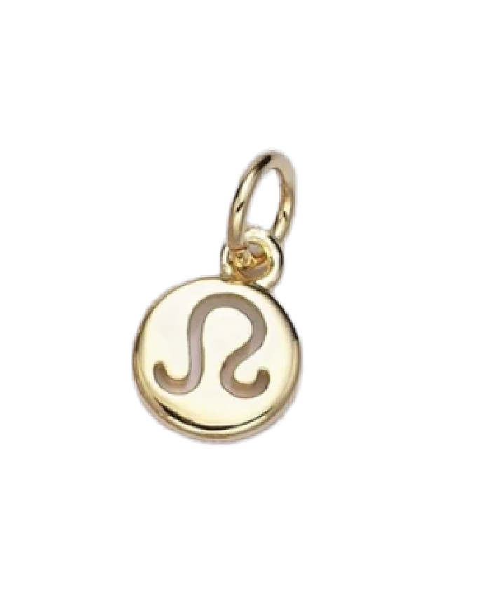 Mini Gold Circle Zodiac Charm