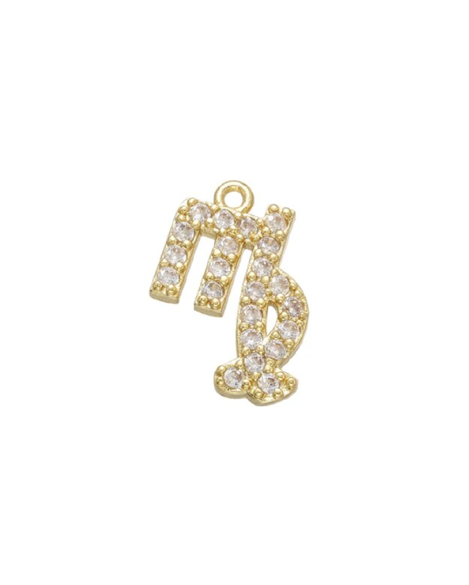 Large Pave Astrology Charm