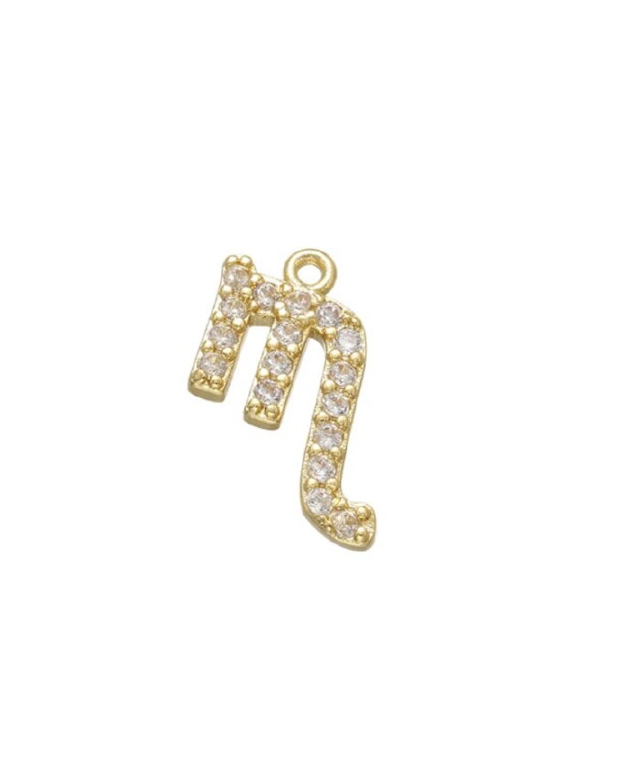 Large Pave Astrology Charm