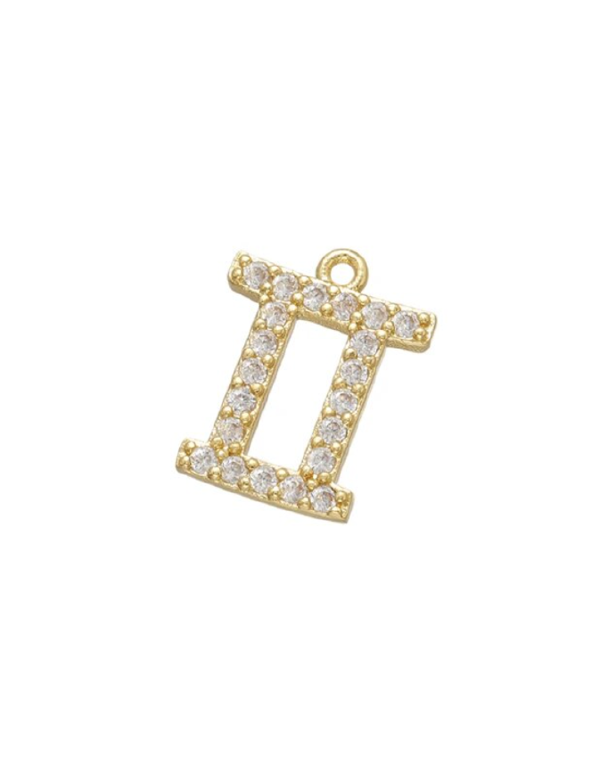 Large Pave Astrology Charm