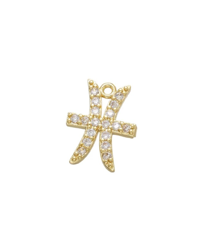 Large Pave Astrology Charm