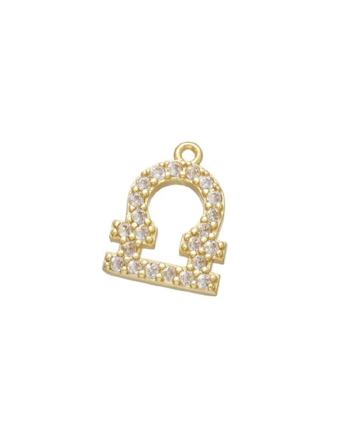 Large Pave Astrology Charm
