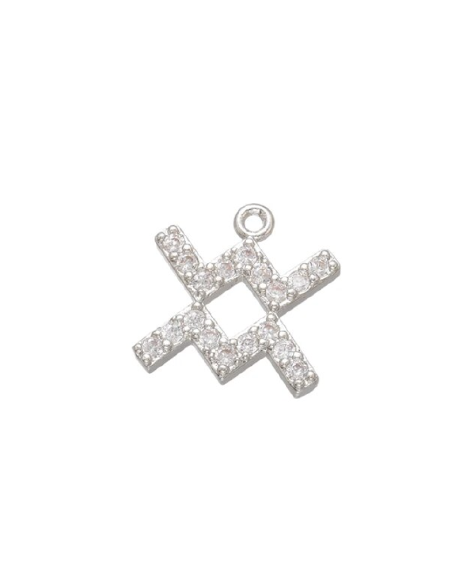 Large Pave Astrology Charm