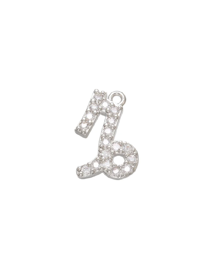 Large Pave Astrology Charm